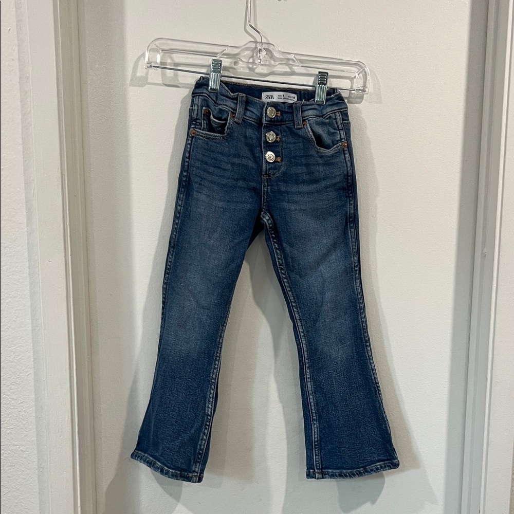 Zara Kids Dark Blue Button-Up Jeans